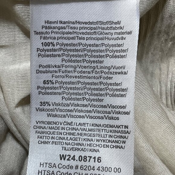 Esqualo Foil Blouson Mini Dress Gold Silver Size 6 Pleats Long Sleeve Animal Pri - Picture 9 of 12